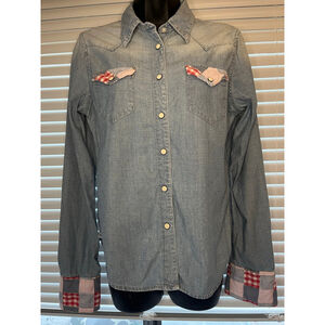 Denim and Supply Ralph Lauren Blue Button Down Shirt